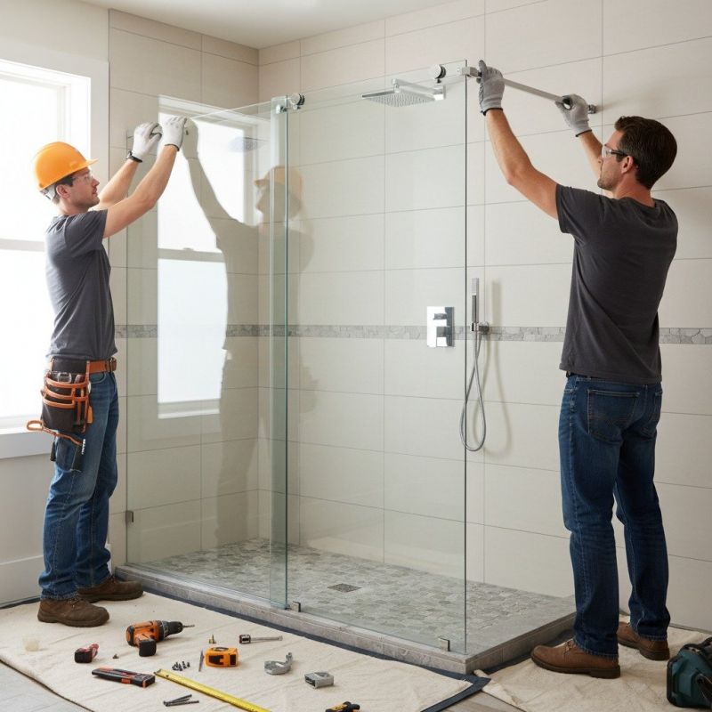 Glass Shower Door Replacement in Conroe, TX