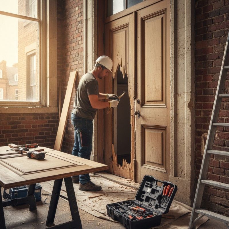 Basement Door Repair in Alpharetta, GA