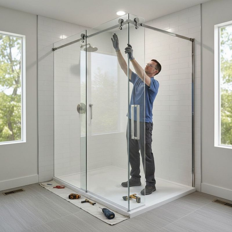 Glass Shower Door Installation in Boulder, CO