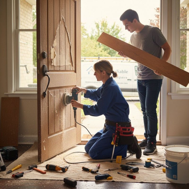 Porch Door Repair in Conroe, TX
