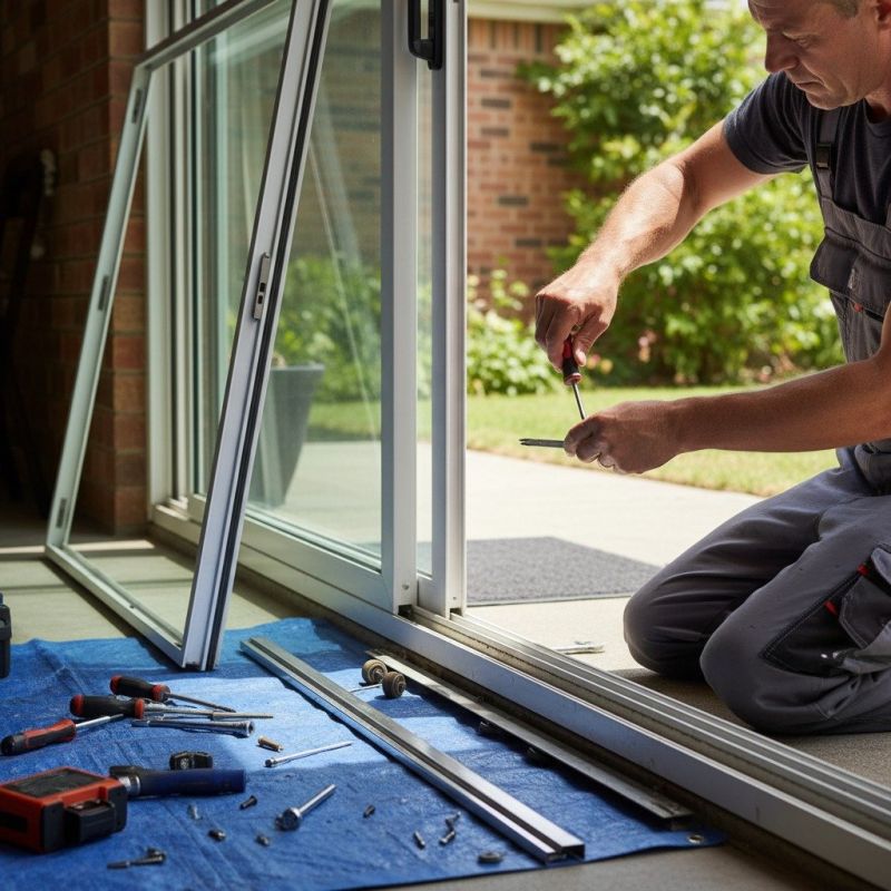 Sliding Door Track Repair in Overland Park, KS