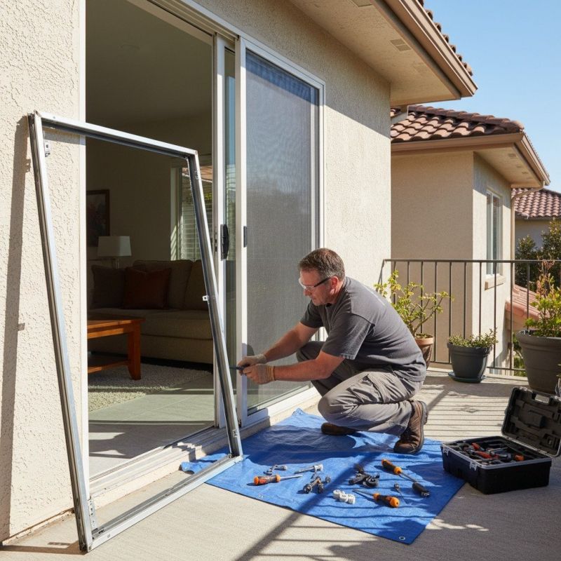 Sliding Patio Door Repair in Alpharetta, GA